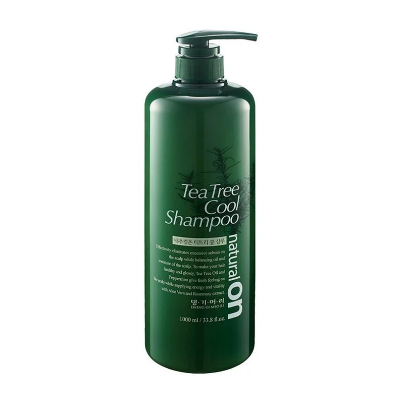 Daeng Gi Meo Ri Naturalon 1000ml Tea Tree Cool Shampoo and Treatment for Hair Care