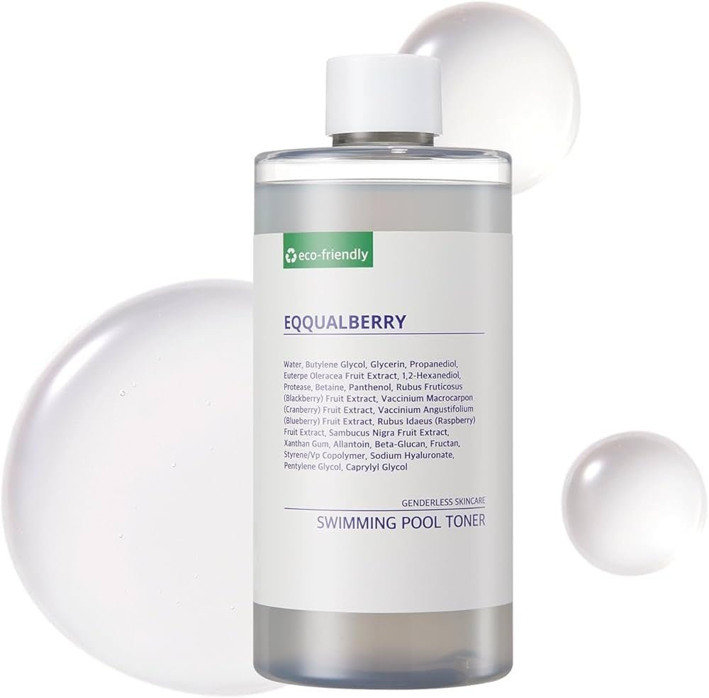 300ml Hypoallergenic Moisturizing Low-pH Swimming Pool Facial Toner