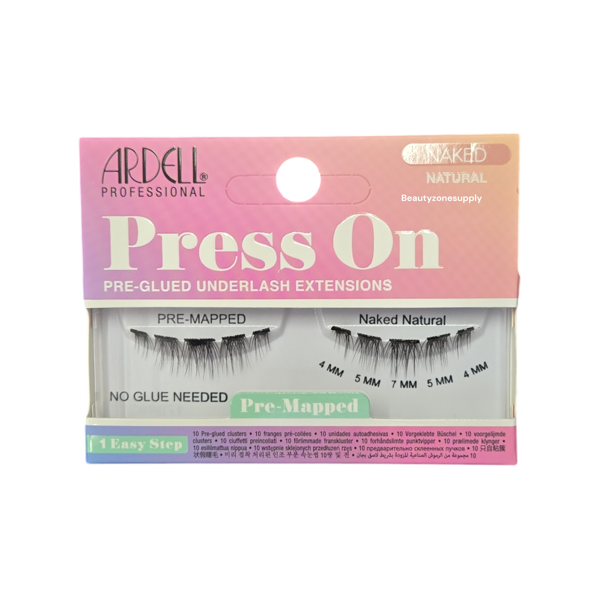 Ardell Pre - Glued Press - On Naked Natural Eyelash Extensions #38766