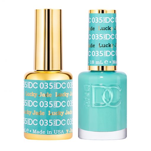 DND DC Gel Polish and Lacquer Duo - Lucky Jade Color #035 for Stunning Nails