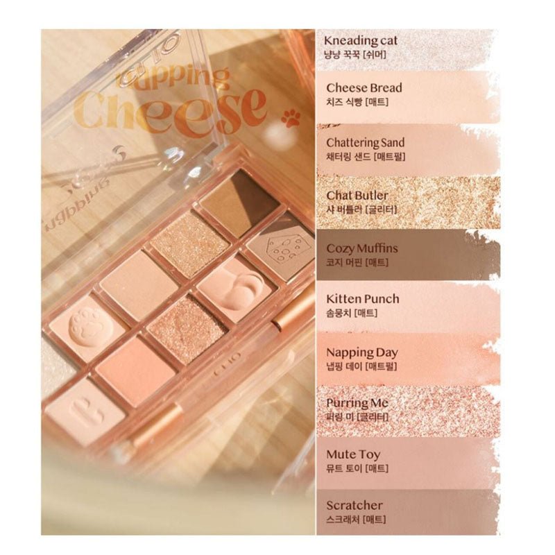 Clio Limited Edition Pro Eye Palette - Koshort In Seoul, 10 - Color Cat - Themed