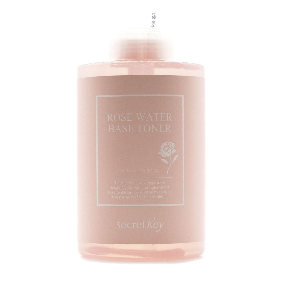 550ml Secret Key Facial Toner with Rose Water Base for Skin Moisturizing, Soothing and Toning