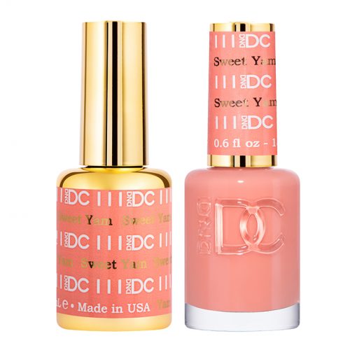DND DC Professional Gel Polish Duo Set - Sweet Yam Shade #111 for Beautiful Nails