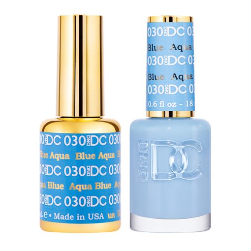 DND DC Professional Gel Polish Duo in Stunning Aqua Blue #030