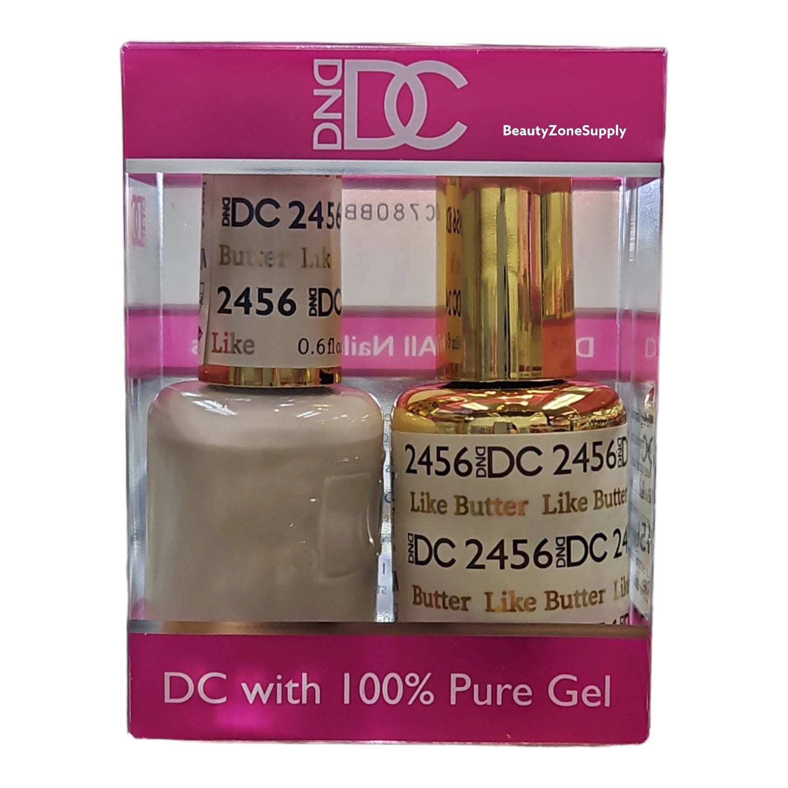 DND DC Gel & Lacquer Nail Polish Duo Similar to Butter Texture #2456