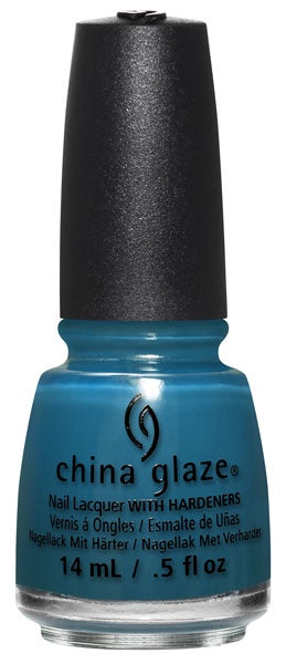 China Glaze 0.5 oz Dark Teal Creme Lacquer - Jagged Little Teal #83611