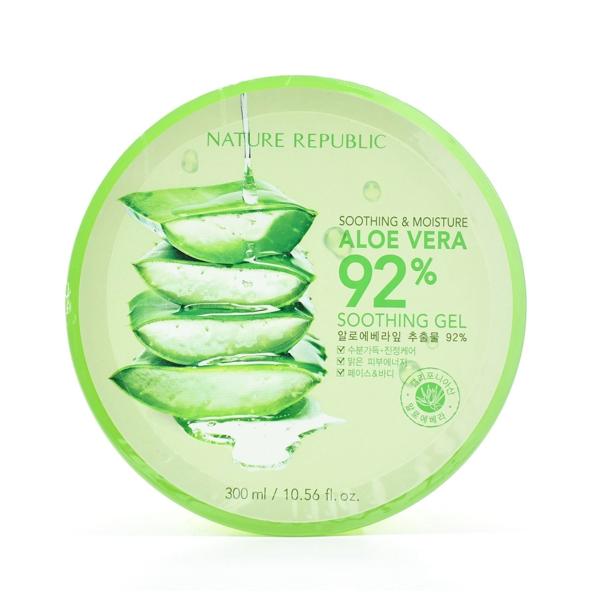 Nature Republic's 300ml Soothing and Hydrating 92% Aloe Vera Gel - A Versatile Skincare Essential