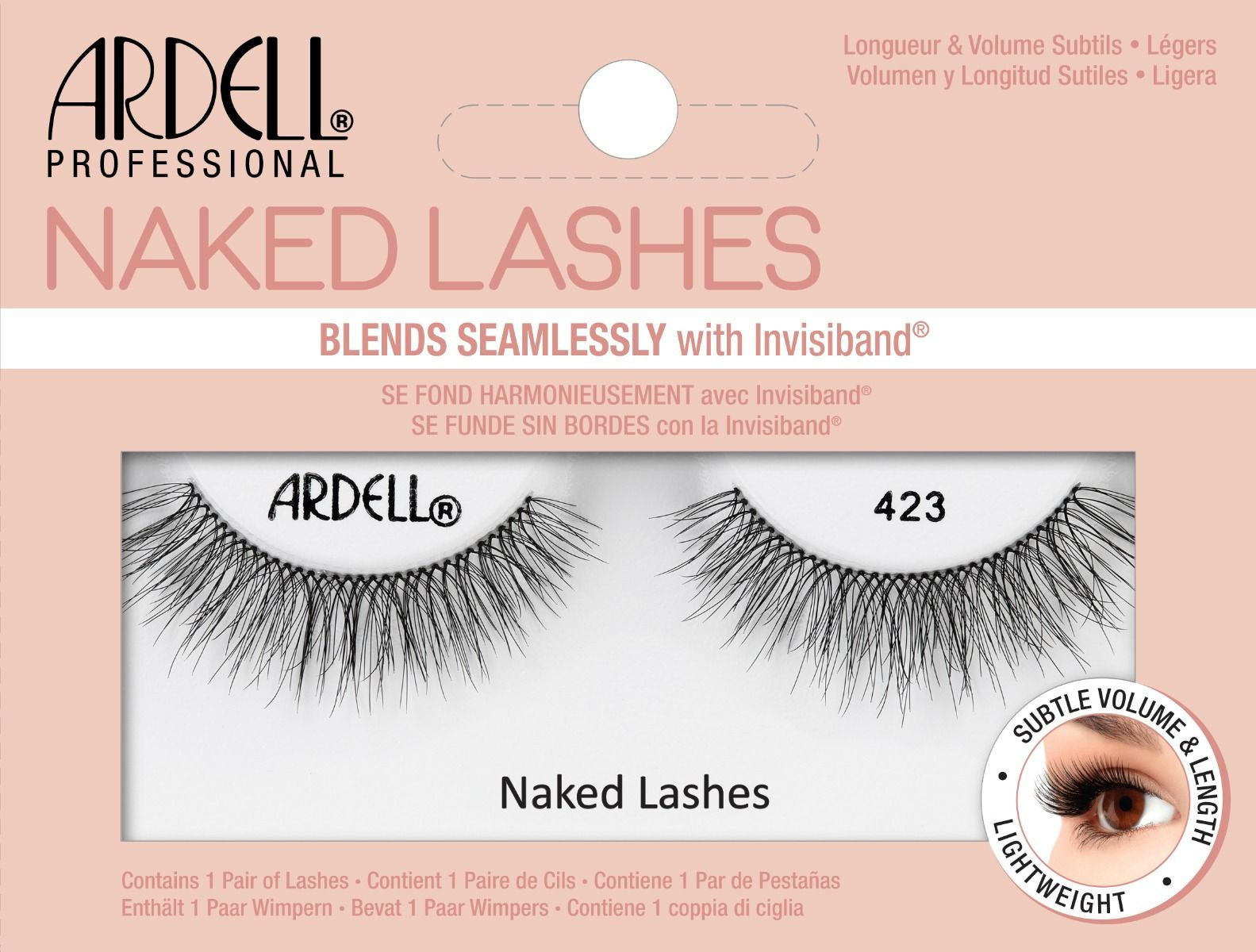 Ardell 423 Naked Strip Lashes for Effortless Glamour #70478