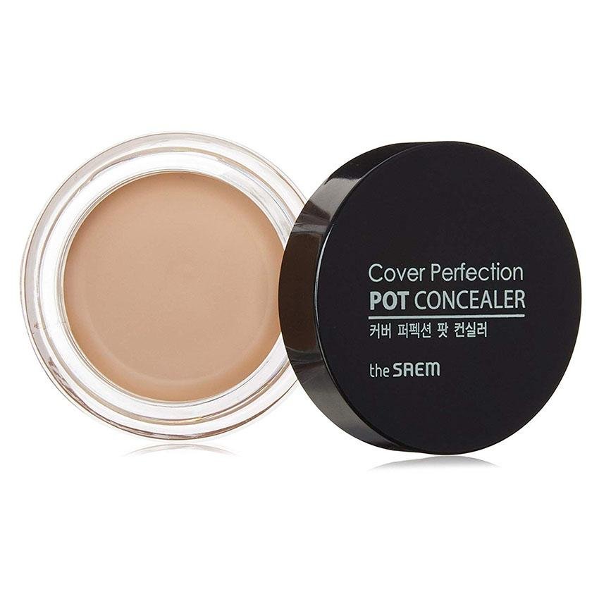 The Saem Alpine Herb - Infused Full - Coverage Pot Concealer for All - Day Spot Hiding