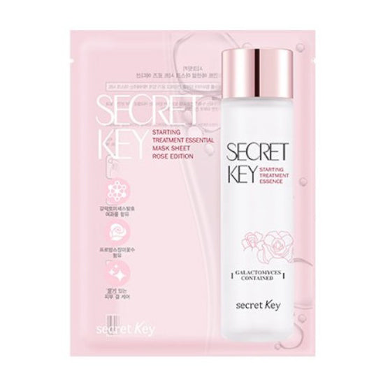 Secret Key Rose Edition Starting Treatment Essential Facial Mask Sheet - 30g