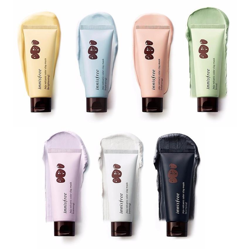 70ml Innisfree Jeju Volcanic Multi - Color Clay Mask for Pore Cleaning