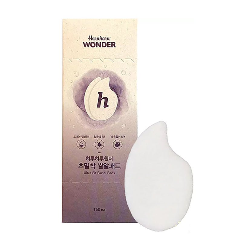 Haruharu Wonder Ultra-Fit Facial Cotton Pads - Pack of 160