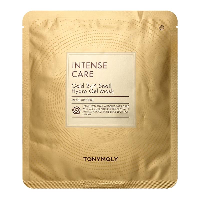 Tony Moly Premium Intense Care Gold 24K Snail Hydro Gel Facial Mask Sheet for Deep Hydration and Elasticity
