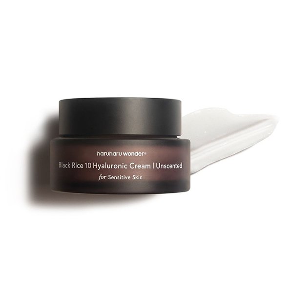Haruharu Wonder 50ml Unscented Black Rice 10 Hyaluronic Acid Facial Cream for All-Day Skin Hydration