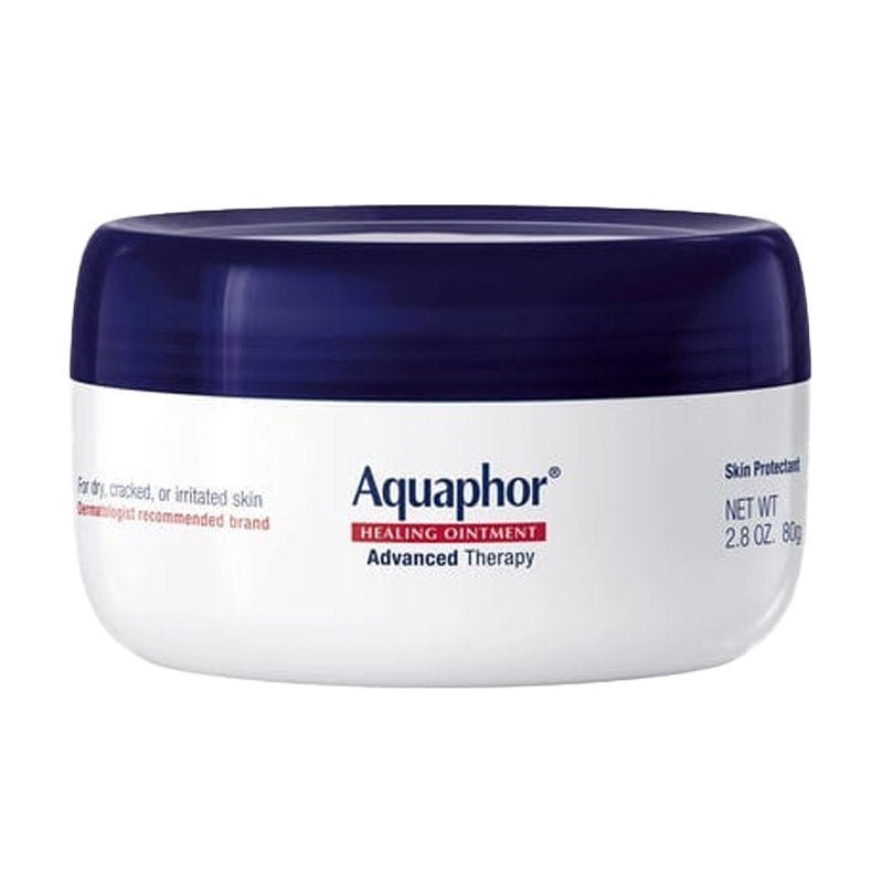 80g (2.8oz) Jar of Aquaphor Skin Healing Ointment for Various Skin Irritations