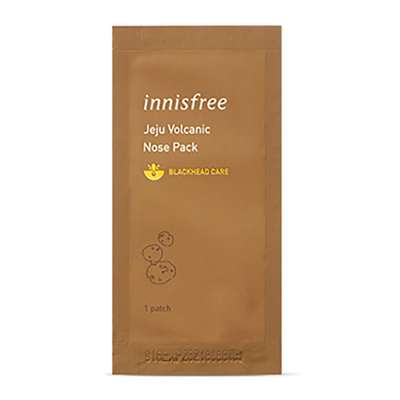 Innisfree Single Patch Jeju Volcanic Peel - Off Nose Pack for Effective Impurity Removal