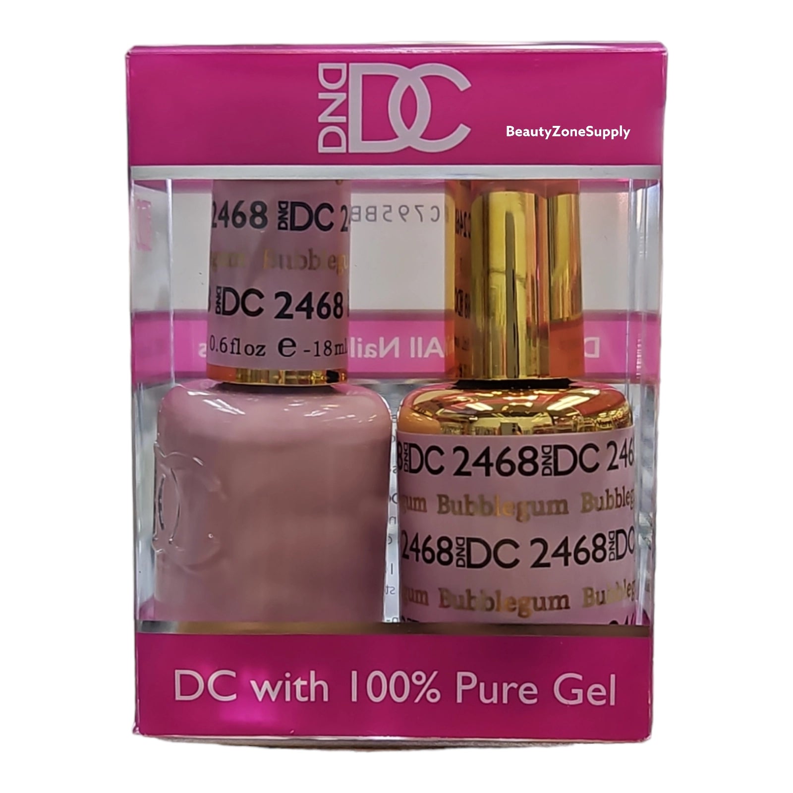 2023 DND DC Duo Bubblegum Gel & Lacquer, #2468 from USA
