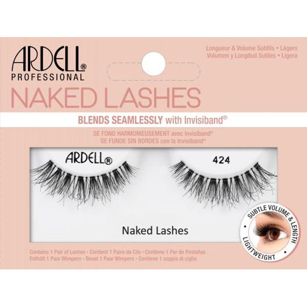 ARDELL Brand New Style Magnetic Single Naked False Eyelashes, Model 424, Product Code #64929