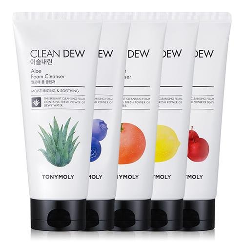 Tony Moly 180ml Clean Dew Facial Foam Cleanser