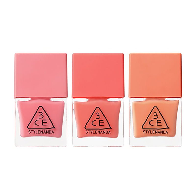 3CE High-Gloss and Long-Lasting Nail Lacquer with Vivid Colors