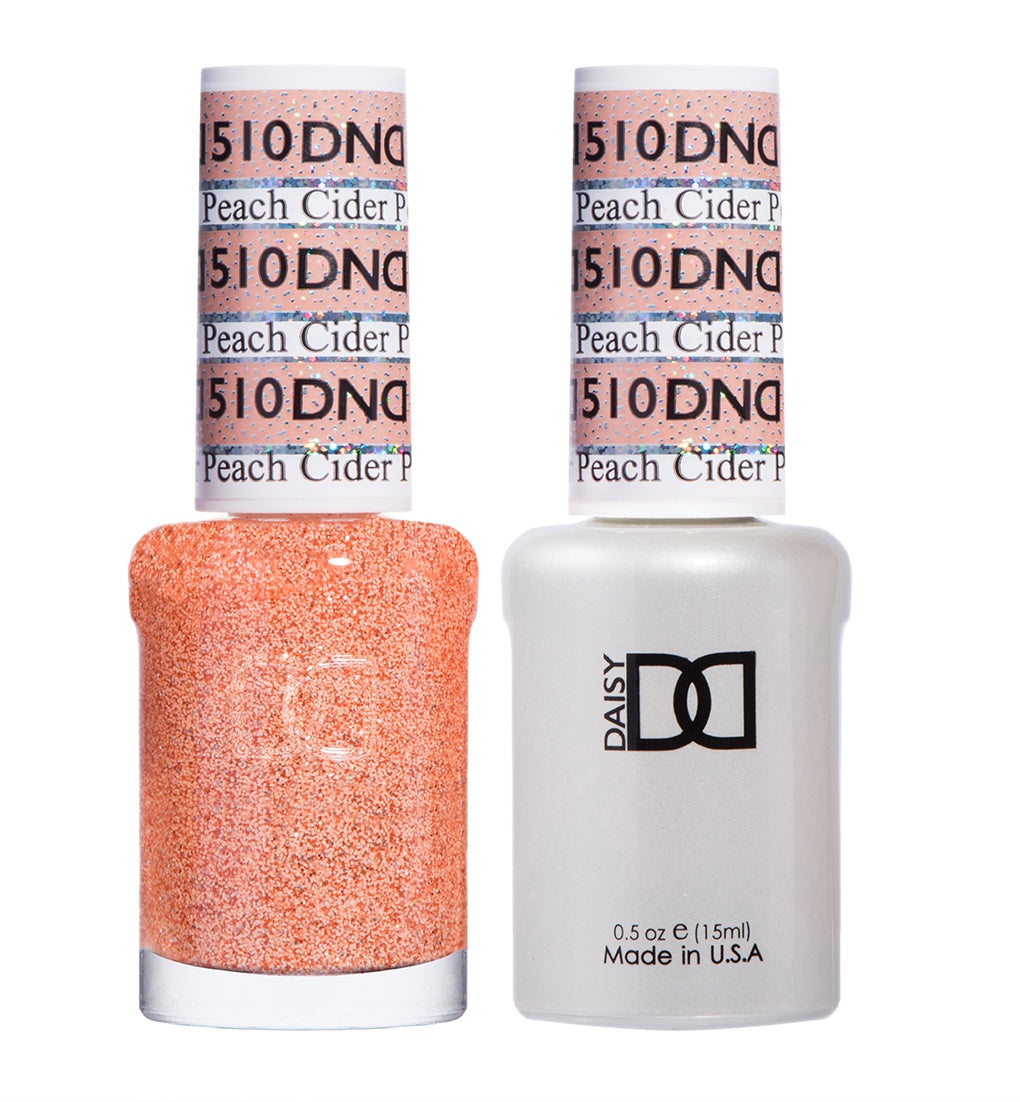 DND Duo Gel Polish and Matching Lacquer in Peach Cider Shade #510