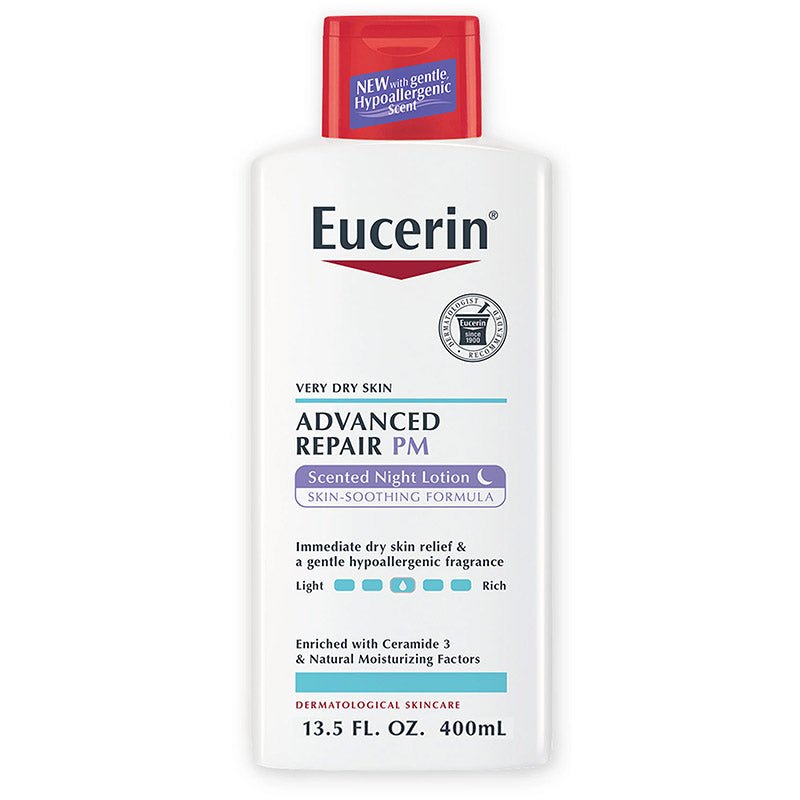 Eucerin Advanced Scented Night Repair Lotion for Dry Skin - 400ml (13.5oz)