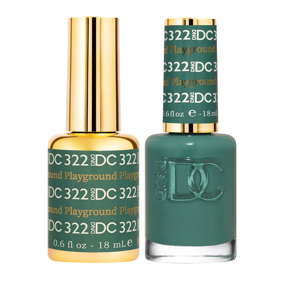 DND DC DUO 0.5 oz #322 Playground Glitter Metallic Gel