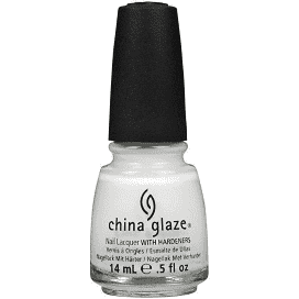 China Glaze 0.5 oz White On White Lacquer #70255