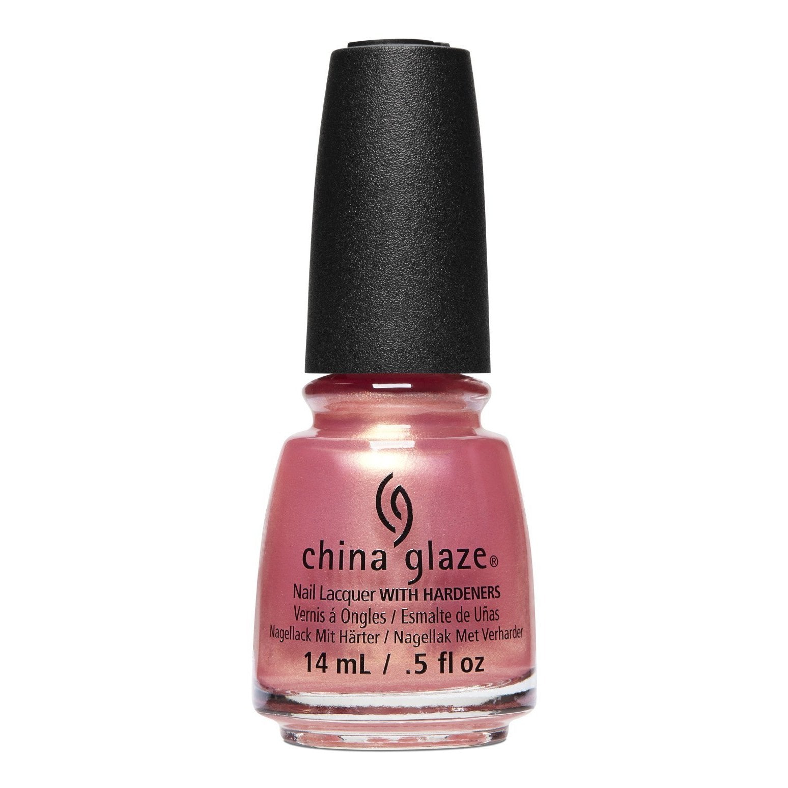 China Glaze Sunset Pink/Peach Shimmer Lacquer - 0.5 oz #66221