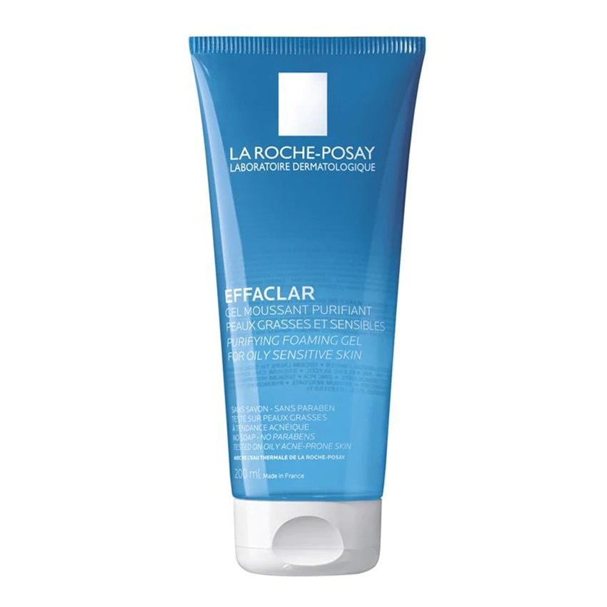 La Roche-Posay Effaclar 200ml Anti-Acne Purifying Foaming Gel Facial Cleanser for Daily Use