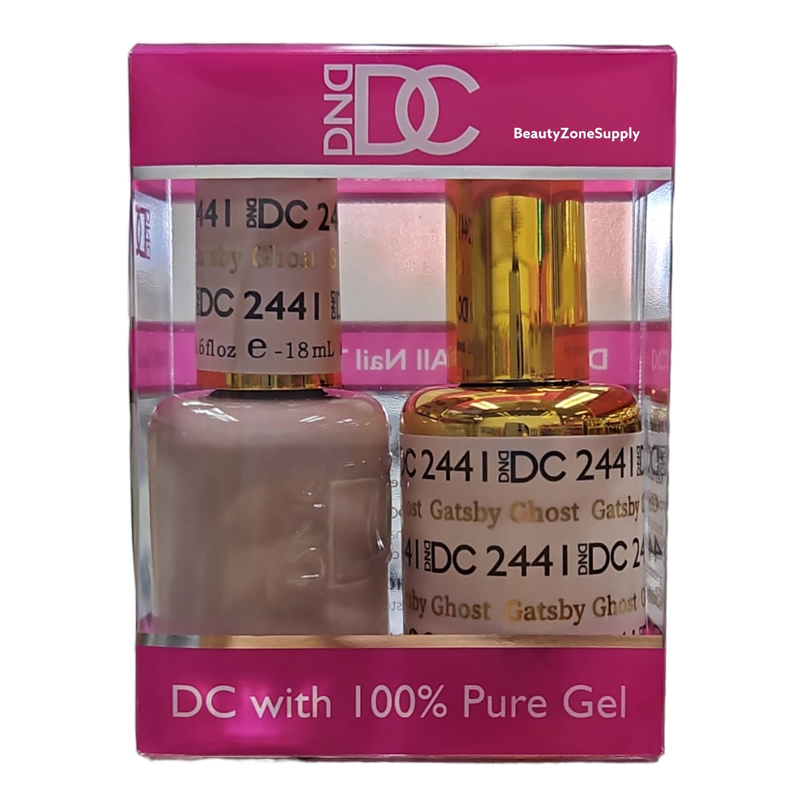 DND DC 2023 Sheer Duo Gel & Lacquer - Gatsby Ghost #2441