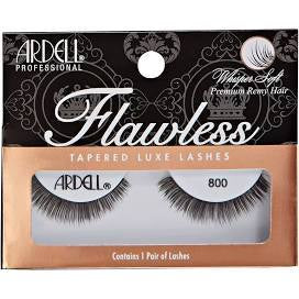 Ardell Professional High - Quality Flawless Tapered Luxurious Remy Hair Strip False Eyelashes 800 in Black Color #61981