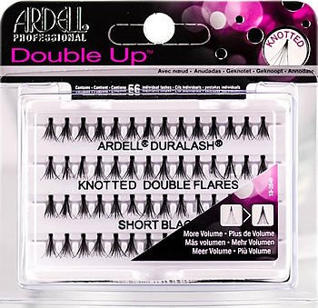 Ardell Double Up Knotted Short Black Individual False Eyelashes #68290