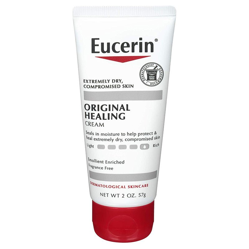 Eucerin 57g (2oz) Original Moisturizing and Healing Body Cream for Extremely Dry Skin