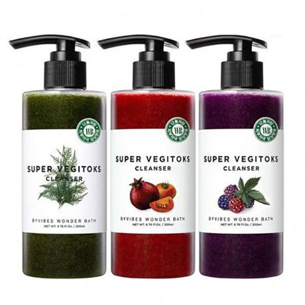 300ml Super Vegitoks All - in - One Hypoallergenic Skin Cleanser