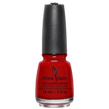 China Glaze Nail Lacquer in Stunning Italian Red - 0.5 oz Bottle #70357