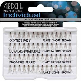 Ardell Knot - Free Combination Set in Brown Color #65064 for Natural - Looking Lashes