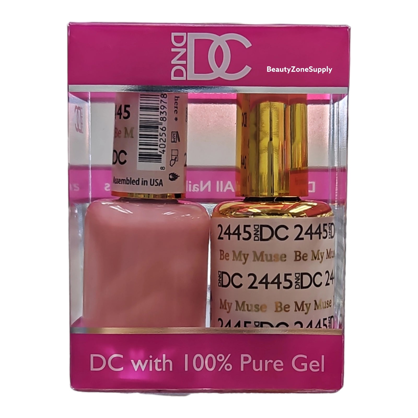 DND DC 2023 Sheer Duo Gel & Lacquer - Be My Muse #2445