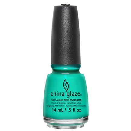 China Glaze 0.5 oz Turquoise Teal Jelly Lacquer #81324