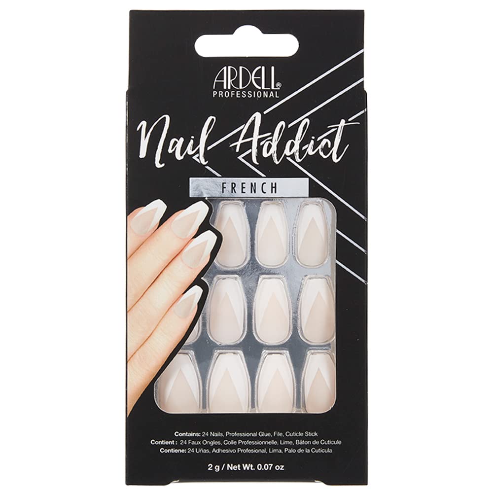 Ardell Nail Addict Modern French Press - on Nails #66443 for Stylish Look