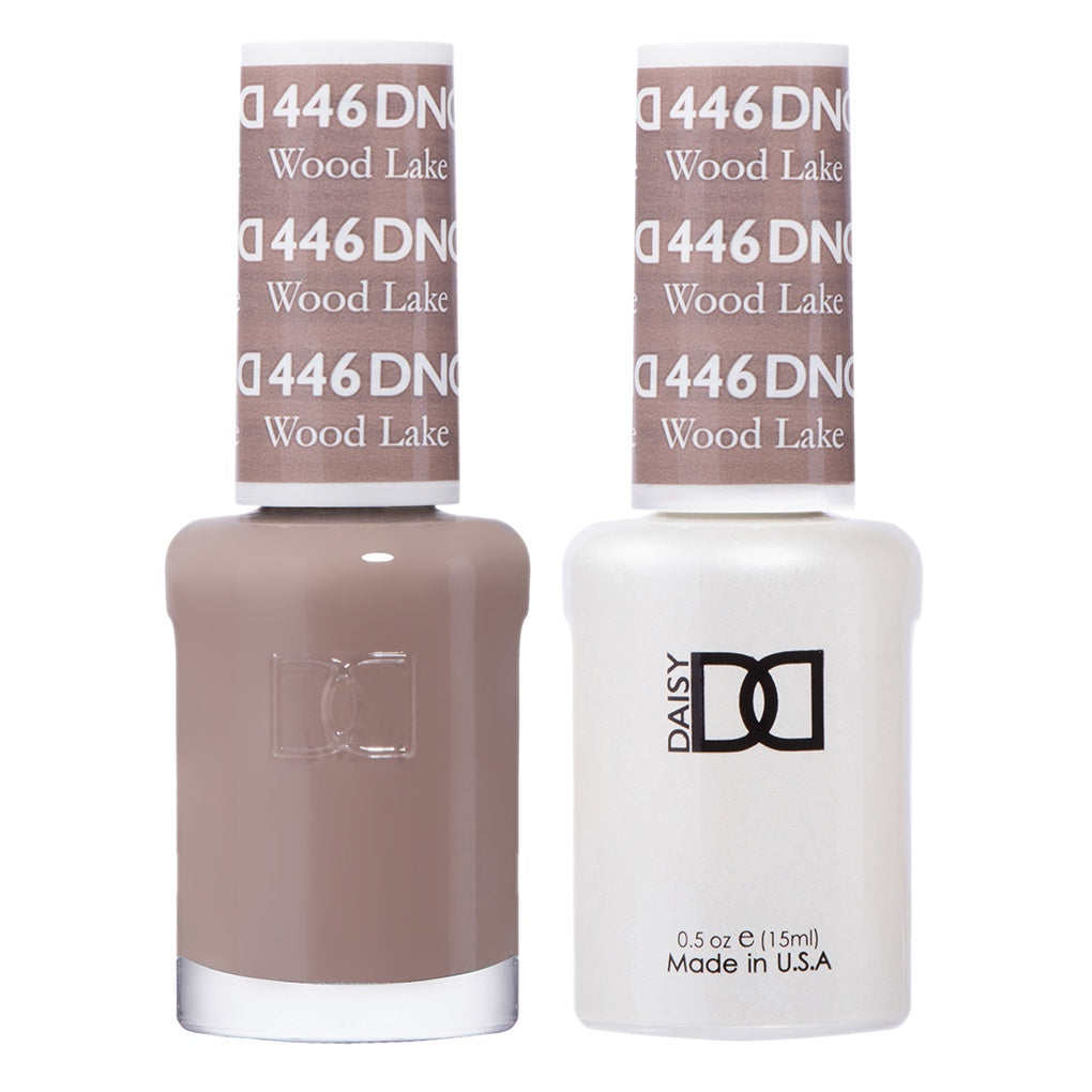DND Duo: Stunning Gel & Lacquer Set - Woodlake Shade #446