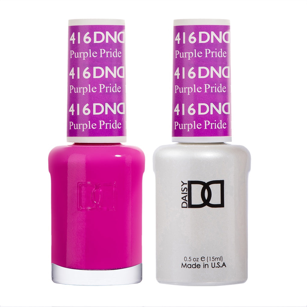 DND Duo Purple Pride #416 Gel Polish and Matching Lacquer