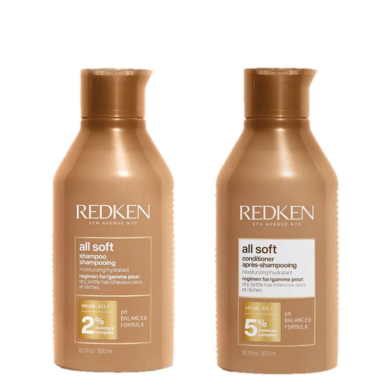 Redken All Soft Premium Shampoo or Conditioner - 300ml Bottle for Dry and Damaged Hair