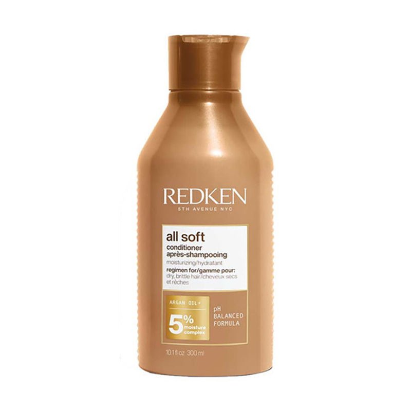 Redken All Soft Premium Shampoo or Conditioner - 300ml Bottle for Dry and Damaged Hair