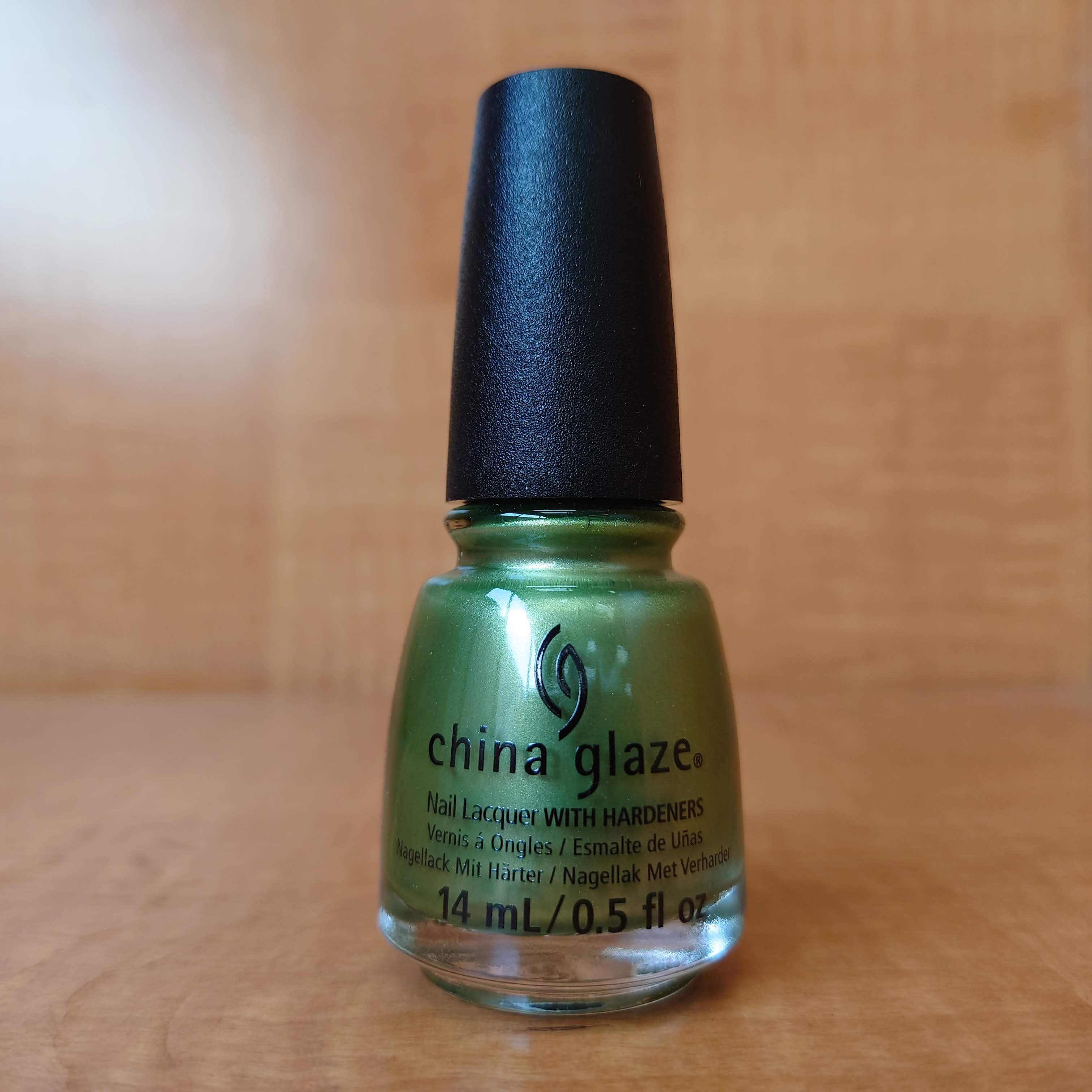 China Glaze Branded Nail Lacquer Polish - Famous Fir Sure, 0.5 Ounce Bottle, Product Code #84915