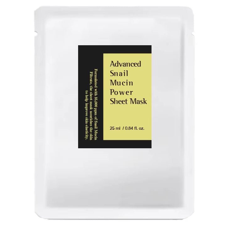25ml Premium Snail Mucin Essence-Soaked Sheet Mask