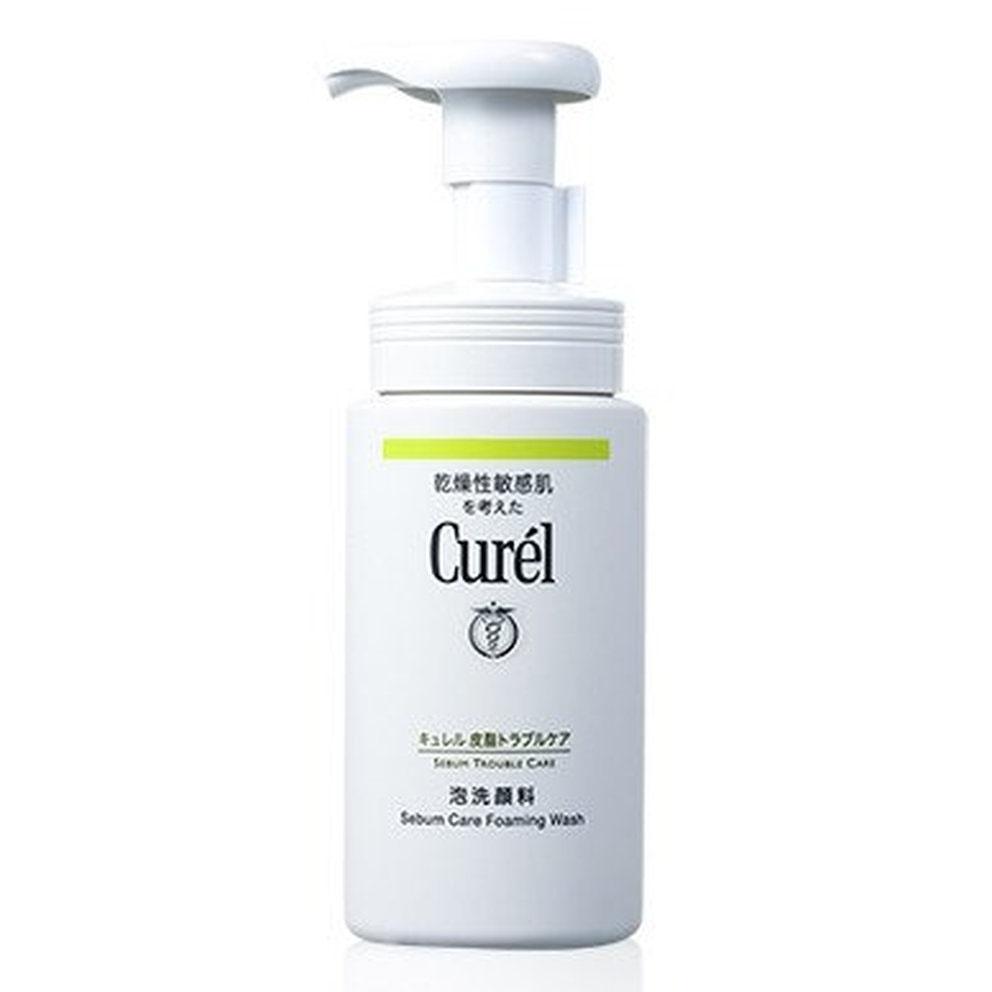 Curel 150ml Foaming Facial Wash for Sebum Troubles