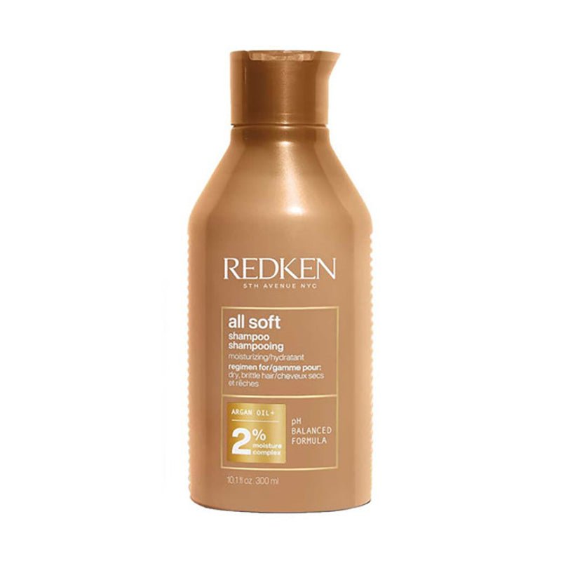 Redken All Soft Premium Shampoo or Conditioner - 300ml Bottle for Dry and Damaged Hair