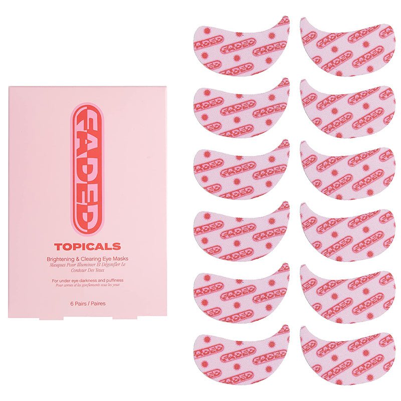 Topicals Cooling Hydrogel Faded Under Eye Masks for Dark Circles