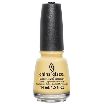 China Glaze Nail Lacquer - Lemon Fizz Shade, 0.5 Ounce Bottle #80941